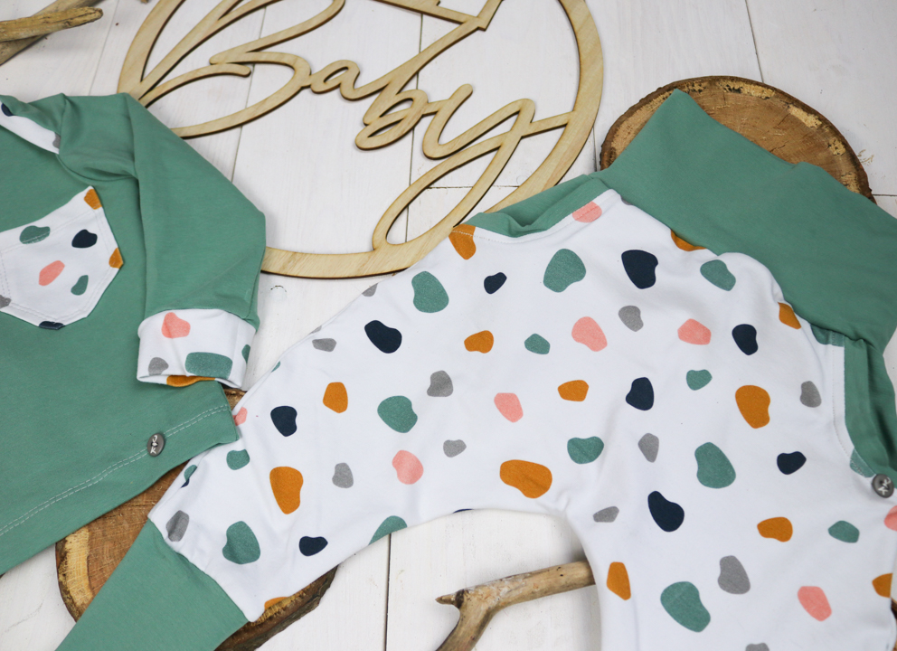 Babyset als Geschenk zur Geburt genäht. JanaKnöpfchen - Nähen für Jungs