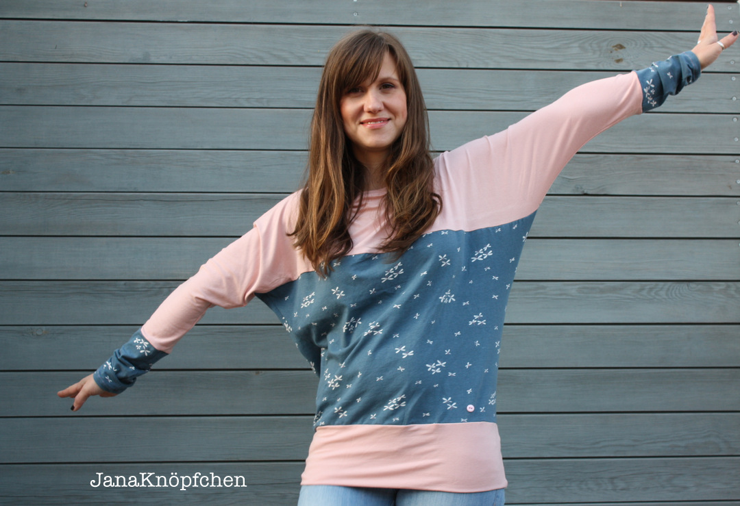 Fledermausshirt genäht für Frauen. JanaKnöpfchen - Nähen für Jungs
